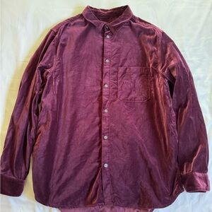 H&M velvet shirt